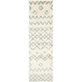 thumbnail image 1 of Safavieh Casablanca Shag 8' X 10' Hand Tufted Rug in Ivory and Blue, 1 of 8