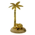 thumbnail image 2 of Golden Camel Sculpture Under Palm Tree – A Unique Aluminium Decor Showpiece, Perfect for Adding Exotic Charm to Any Home Setting, 30 cm, 2 of 5