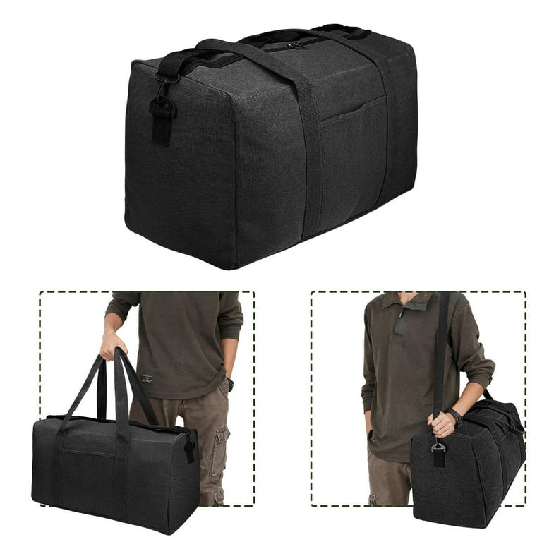 Lightweight Canvas Duffle Bags for Men & Women For Traveling, the Gym, and  as Sports Equipment Bag/Organizer