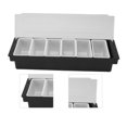 thumbnail image 4 of Caddy à Condiments, Organisateur de Condiments en Plastique Premium Design Détachable pour Fruits 6 Compartiments, 4 of 8