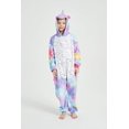 thumbnail image 3 of Combinaisons de Nuit pour Enfants à Capuche en Flanelle - Pyjama une Pièce pour Garçons et Filles, Vêtement de Nuit, Robe de Chambre pour Enfant, 4-8 Ans, 3 of 7