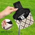 thumbnail image 4 of Haosy Moon Light Block Golf Mallet Putter Cover Strong Magnetic Leather Golf Club Headcover Closure, 4 of 7