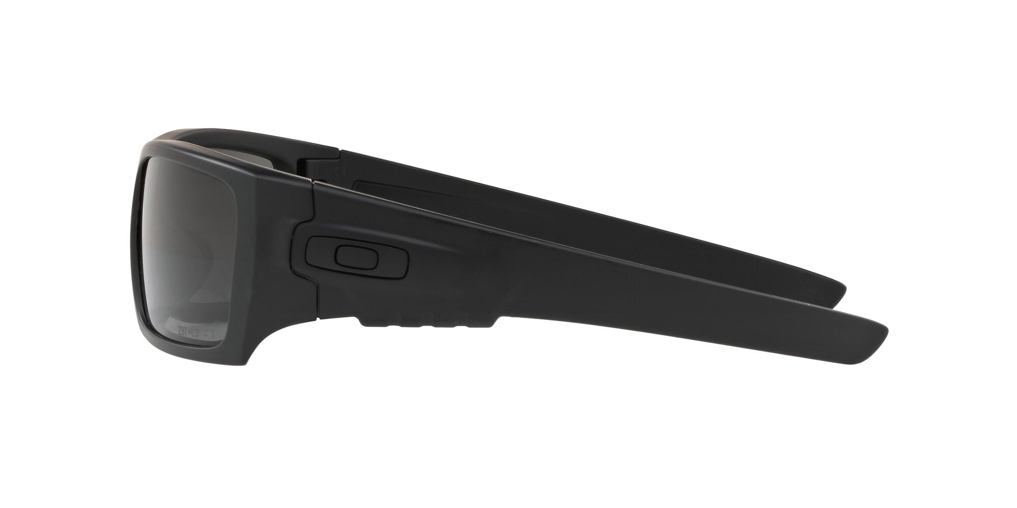 Oakley SI Ballistic Det Cord Sunglasses, Rectangular Safety Eyeglasses with Case, Size 61, Matte Black/Grey