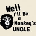 thumbnail image 3 of CafePress - Monkey's Uncle Light T Shirt - Men's Classic Graphic T-Shirt, 3 of 4