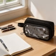 thumbnail image 5 of Nkmbld Pencil Pouch Large Capacity Pencil Case with Zipper and Clear Window, Cute Pencil Case Pouch Organizer with Multiple Pockets, 5 of 8