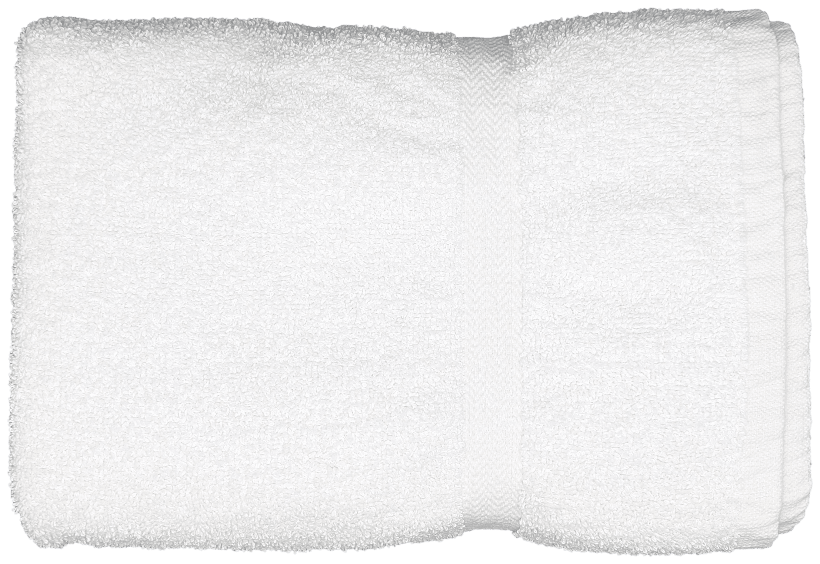 27" x 54" White Bath Towels 100% Cotton Hotel Value Towels (2)