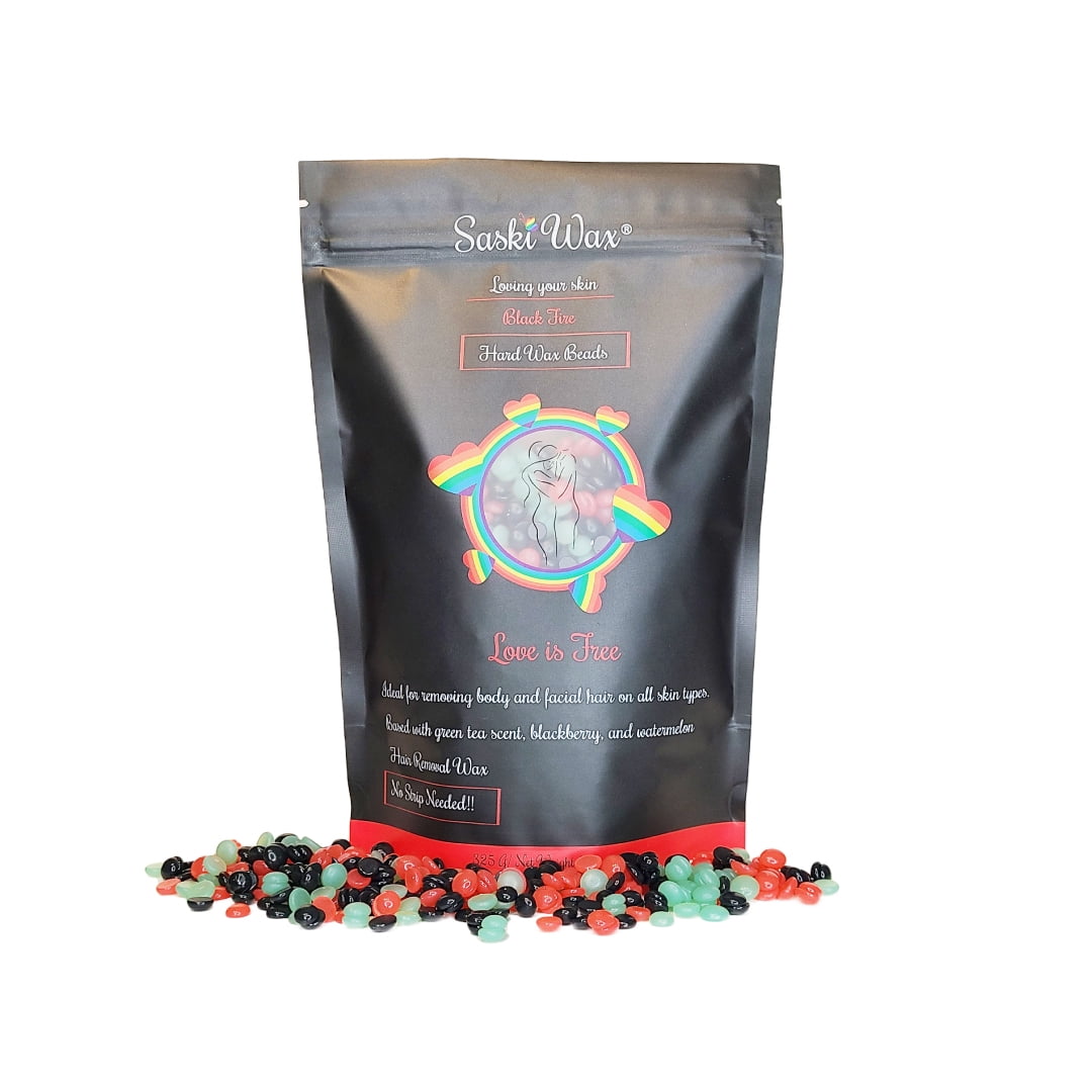 Black Fire Hard Wax Beads