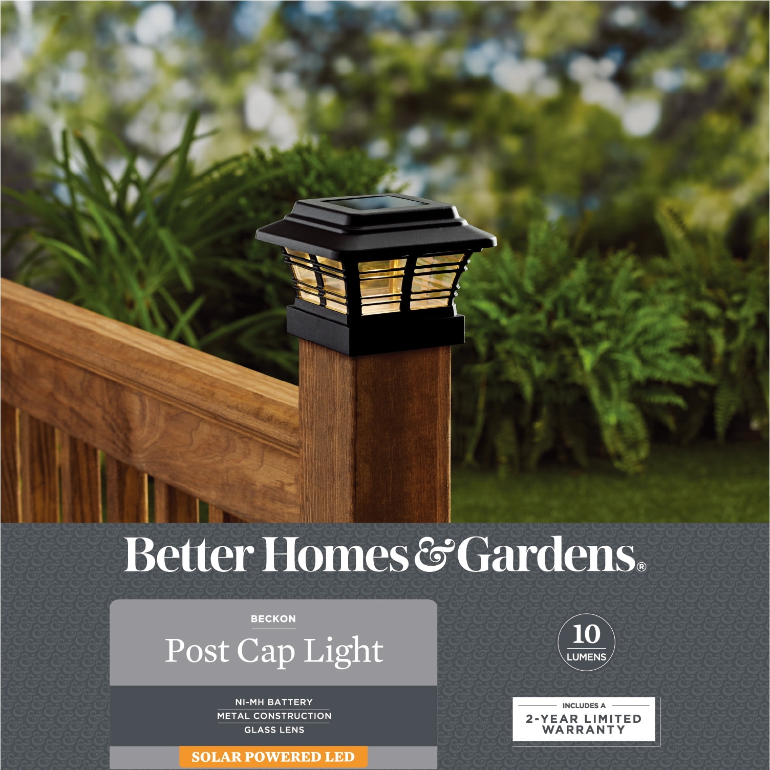 Better homes and gardens on sale post cap light