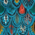thumbnail image 2 of Bailey, Ann 26x26 White Modern Wood Framed Museum Art Print Titled - Feather Pattern 1, 2 of 4