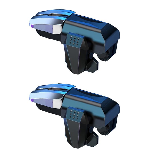 Accesorios mecánicos para artefactos de juego con gatillo de objetivo de 6 dedos para Pubg Mobile 2 uds