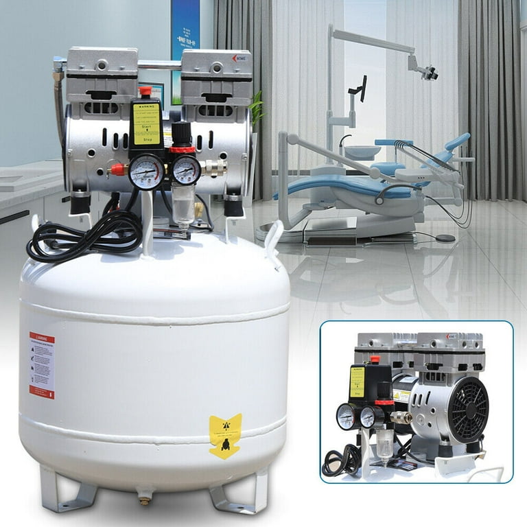 Silent air compressor oil outlet