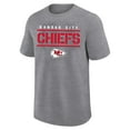 thumbnail image 2 of Men's Fanatics Heather Gray Kansas City Chiefs Big & Tall Top Notch T-Shirt, 2 of 3