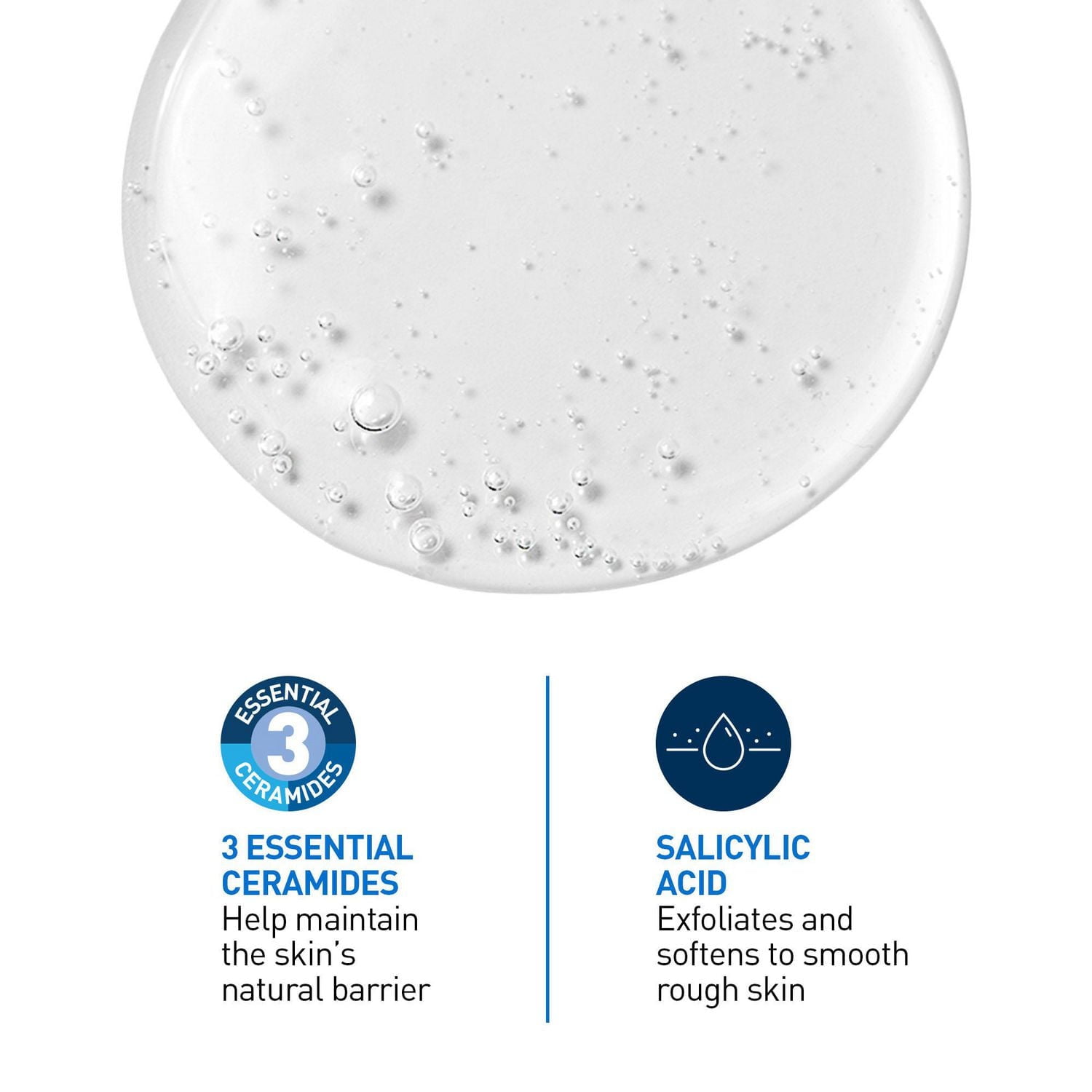 CeraVe SA Cleanser, Salicylic Acid Exfoliating Face Wash with Vitamin D and Ceramides for Rough Bumpy Skin, 473mL