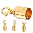 thumbnail image 2 of MOVTOTOP 4pcs Rope Hook Cord Lock Stopper Rope End Rope End Snap Hook Guardrail Cord End Cap, 2 of 8