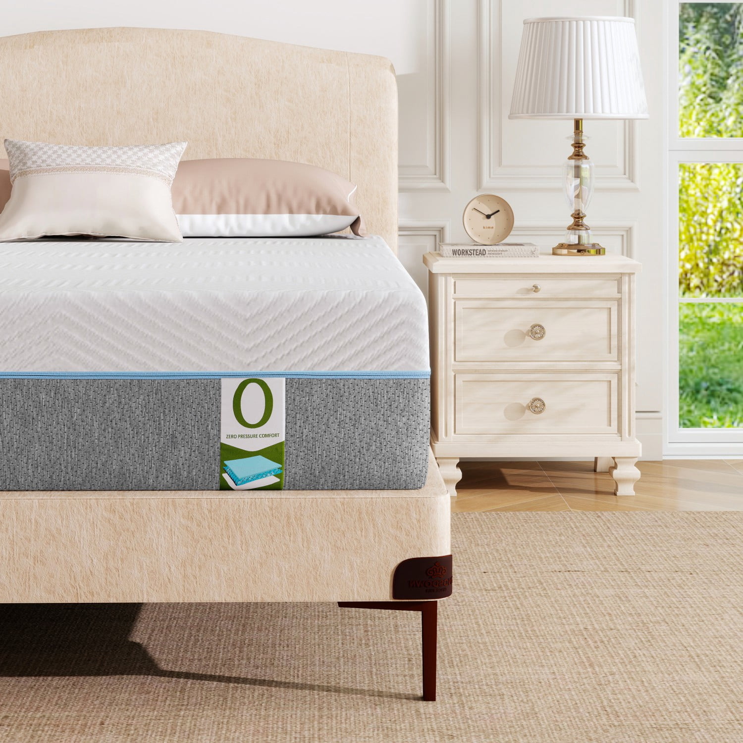 12 inch Full Gel Memory Foam Mattress, Medium Firm Mattress for Cool Sleep & Back Pain Relief, CertiPUR-US Certified