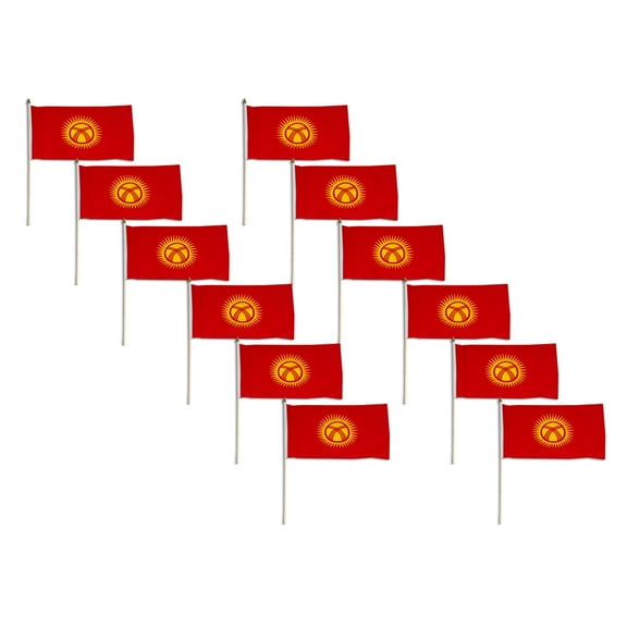 Kyrgyzstan Flag 12 x 18 inch - 12 PK