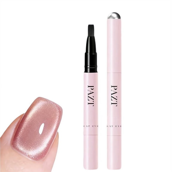 7-in-1 Nail Care & Cat Eye Pen, One-Step Cat Eye Gel Nail Pen, Nails Strengthening Care Pens, Beginner-Friendly Portable Nails Art Tool