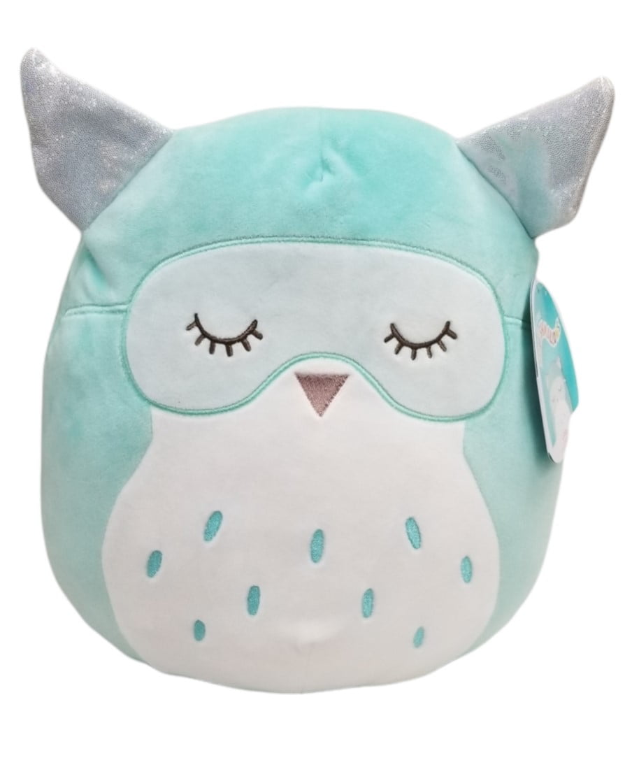 Sleeping Owl with Sleep Mask Mint 