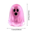 thumbnail image 3 of Glow in The Dark Ghost Mini Figurines | Halloween Blind Bag Ornaments for DIY Decor | Cute Desktop Accessories | Gothic Party Favors |Halloween Resin Decorations(Dark Pink), 3 of 6