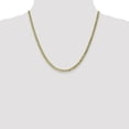 thumbnail image 5 of Avariah Diamonds Solid 10K Yellow Gold 4.1mm Flat Beveled Curb Chain - 18", 5 of 8