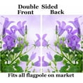 thumbnail image 2 of Spring Summer Purple Floral Flowers Plant Field Farm Seasonal House Flag 28 x 40 Inch, Double Sided Large Garden Yard Welcome Flags Banners for Home Lawn Patio Outdoor Decor, 2 of 3