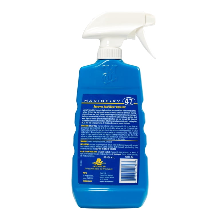 Meguiar's, Marine/RV Hard Water Spot Remover, M4716, 16 oz