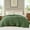 Green, variant on Windom Down Alternative Blanket, Premium 3M Scotchgard Moisture Wicking Treatment, Lightweight and Soft Bed Cover For All Season, Satin Trim, Navy Full/Queen