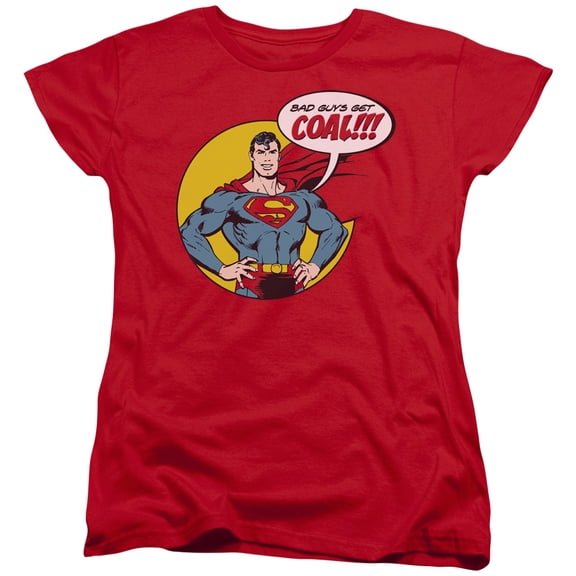 Trevco Dc-Coal - Short Sleeve Womens Tee - Red- 2X