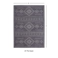 thumbnail image 3 of Contemporary Home Living 3' x 5' Southwest Geometric Diamond Area Throw Rug - Gray and Cream, 3 of 9