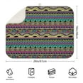 thumbnail image 2 of Colorful boho kitchen drying mat 18x24 Inch featuring vibrant floral patterns and absorbent microfiber fabric for reliable drying, 2 of 4
