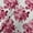 Fuchsia, variant on Derby Floral Digital Print Fabric - Linen Look - 115 Inch. in Width, | Home Decor, Wedgwood / Cut by the Yard