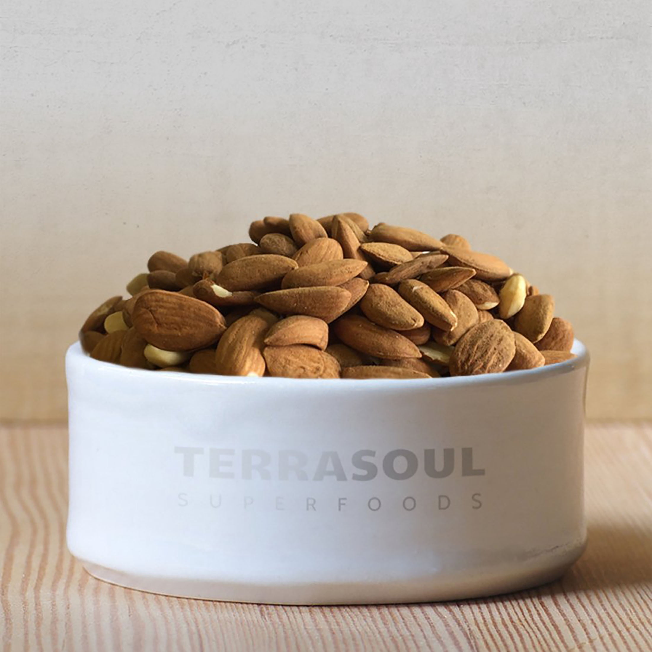 Terrasoul Superfoods Organic Raw Unpasteurized Almonds (Mylk Grade), 6 Lbs (2 Lbs 3-Pack)