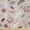 Blue Grey and Dark Salmon, variant on Ambesonne Vintage Fabric by the Yard Microfiber, Whirlpool Floral Nostalgia, 1 Yard, Pale Eggplant and Redbrown