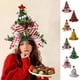 thumbnail image 1 of Sombrero Navideño De Plástico Adorno de estrella para la punta del árbol de Navidad: Gorro de Papá Noel, 38 x 34 x 18 cm, rojo (1 unidad) Rkxzt, 1 of 7