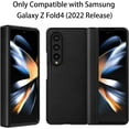 thumbnail image 2 of Case for Samsung Galaxy Z Fold 4 (2022) Magnetic Hinge Cover Protection, Slim Fit Hard PC + PU Protective Phone Case for Galaxy Z Fold4 5G - Black, 2 of 14