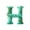 Green-H, variant on RXIRUCGD Pink 2D Acrylic Alphabet Christmas Ornament - 26 Letter Pendants for Backpack Car Decor - Festive Holiday Initial Personalized Decoration Gift