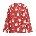 thumbnail image 7 of Jiueut Christmas Santa Claus Hoodie Shirts for Teens Girls 5-6T Trendy Clothes for Girls Cute Outfits Teen Hoodies Streetwear Long Sleeve Activewear Sportswear Blouse, 7 of 7