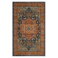 thumbnail image 2 of SAFAVIEH Evoke Westley Traditional Floral Area Rug, Blue/Orange, 5'1" x 7'6", 2 of 9