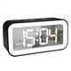thumbnail image 3 of Reloj Despertador Digital, Reloj LED ElectróNico con Espejo de Brillo Ajustable, Relojes Despertadores de 12/24 Horas para Dormitorios (Negro), 3 of 9