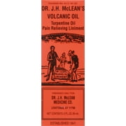 Dr. JH McLean Volcanic Oil, OTC Pain Relieving Liniment, Temporarily Relief of Muscle Pain and Aches, 2 oz