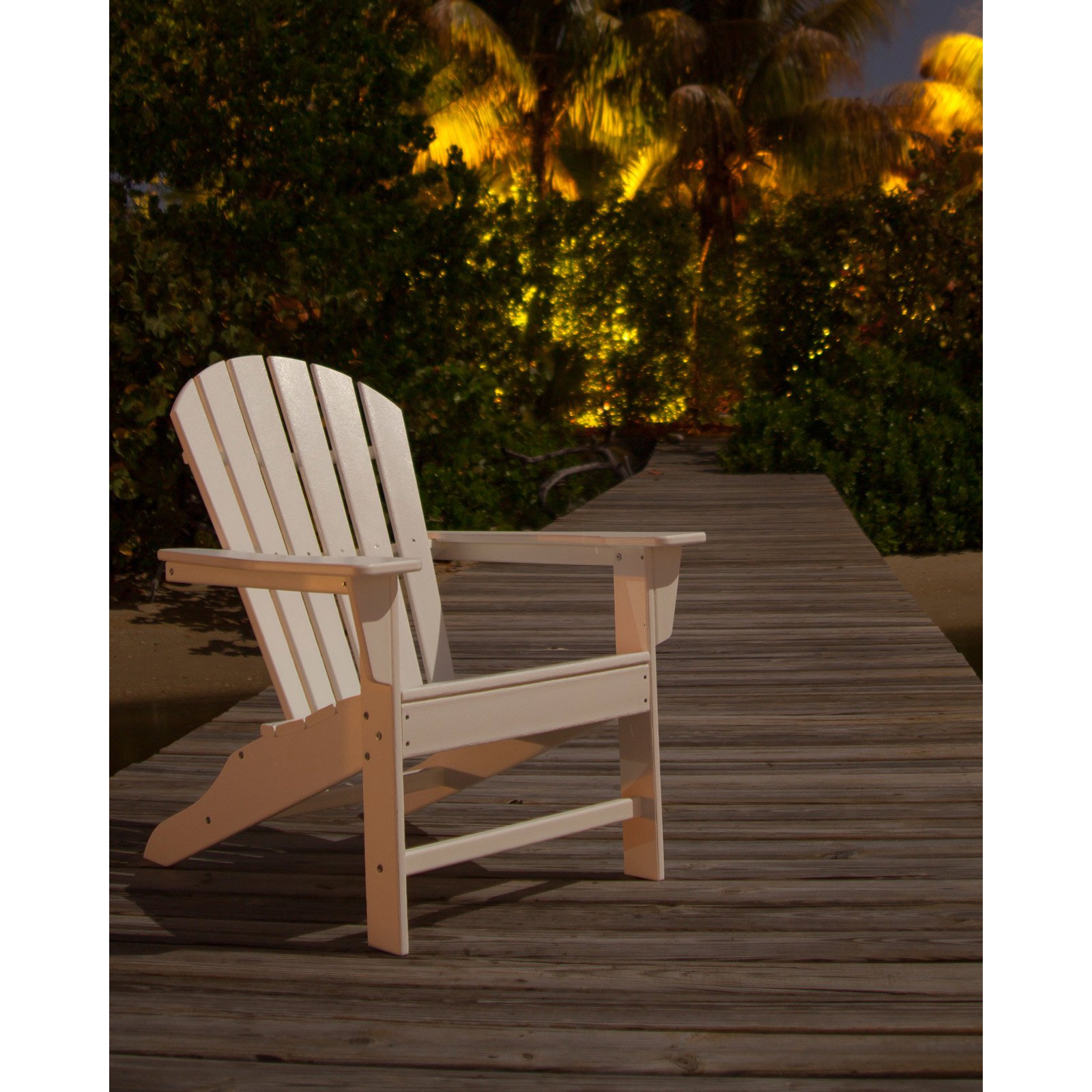 POLYWOOD SBA15SR South Beach Adirondack Chair - Sunset Red - image 4 of 11