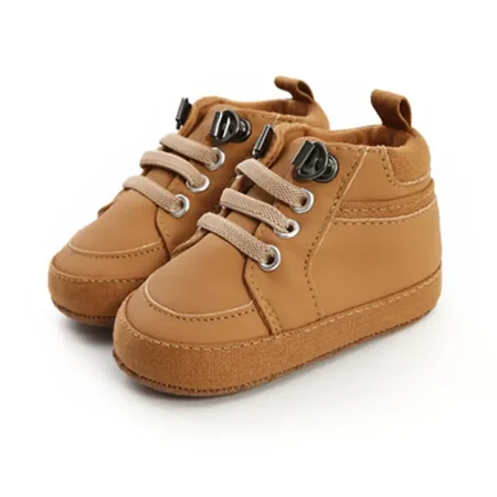 

GEDER-S Infant Baby Boys Sneakers Soft-soled Non-slip High Top First Walker Shoes