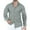 Gray, variant on qolati Men's Muscle Fit Dress Shirts Casual Long Sleeve Buttons Down Henleys Blouse Classic Solid Color Business Work Shirts