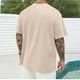 thumbnail image 3 of Camisetas de Manga Larga para Hombre Algodón Impresión Cuello Redondo Blusas de Moda Casual, 3 of 5