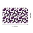 thumbnail image 5 of Eggplant Pattern Door Mat for Indoor, Welcome Door Mats Front Entrance Rug, Non-Slip Bathroom kitchen Rugs for Inside Floor, Small Rug Dog Door Mat 20X31.5 Inch, 5 of 5