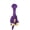 Dinos Bruto (Purple), variant on Just For Me Dinos T-Rex Squeaky Plush Dog Toy, Chew Guard Technology - Green, Mini