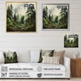 thumbnail image 4 of Designart "Pine Forest Tree" Landscapes Floater Framed Canvas Art Print, 4 of 7