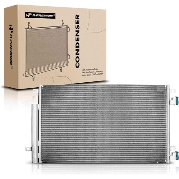 A-Premium Air Conditioning A/C Condenser Compatible with Chevrolet Spark 2016-2022 L4 1.4L