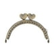 thumbnail image 2 of Marcos de monedero de Metal semicircular de 85 cm broche de beso de corazón accesorios de bricolaje Hugtrwg Para estrenar, 2 of 6