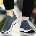 thumbnail image 2 of Women's Sneakers Comfortable Dates Slip On Design With Full Toe Coverage Year Round Use Women Running Shoes Grey 42, 2 of 9